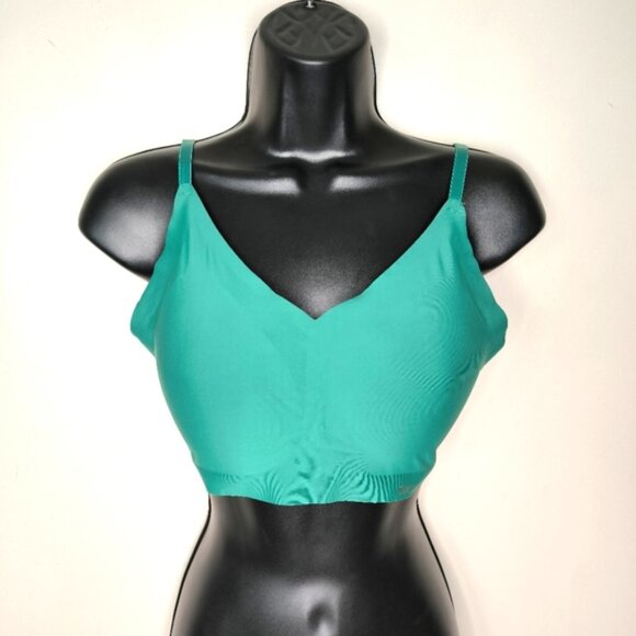 Thalia Sodi Glam Lace Supportive Lightly Padded Athletic Utility Stretch Bra L - Picture 1 of 7